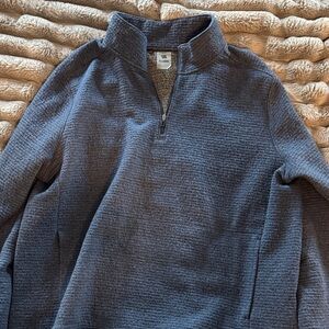 VRST Men's Blue Half-Zip Sweater